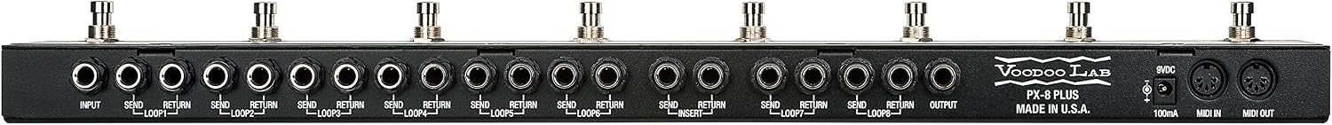 Voodoo Lab PX-8 PLUS True Bypass Programmable Pedal Switcher
