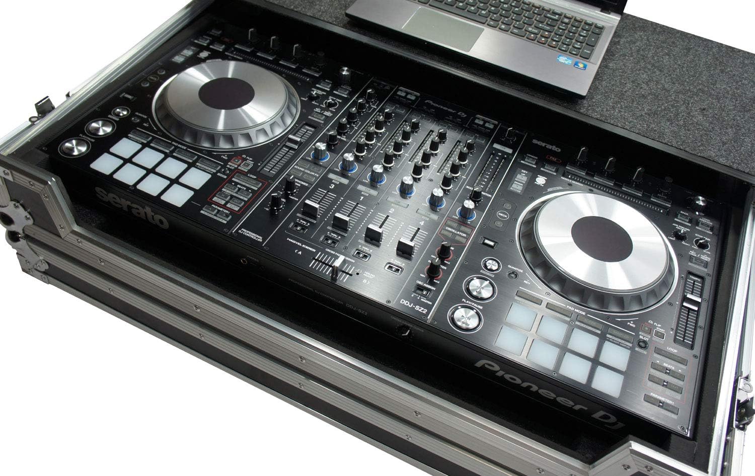 Harmony Audio HCDDJSZWLT Flight Glide Laptop Stand DJ Custom Case Compatible with Pioneer DDJ-SZ
