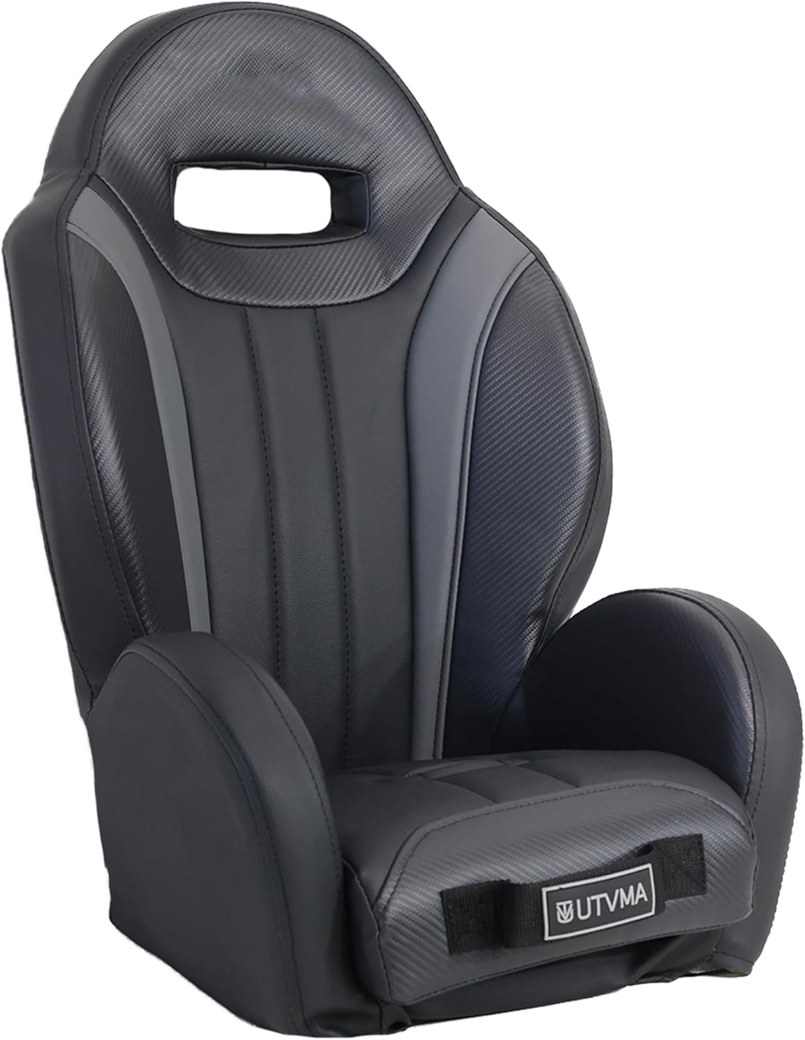 UTV Mini Bucket Seat for Kids (Fits All Stock and Aftermarket UTV and Side by Side Seats) (Grey)