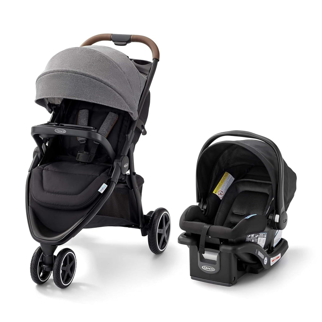 Graco® Outpace LX All-Terrain Travel System - Includes SnugRide Lite Infant Car Seat, Briggs, High-Performance Stroller/Car Seat Combo, Practical & Durable