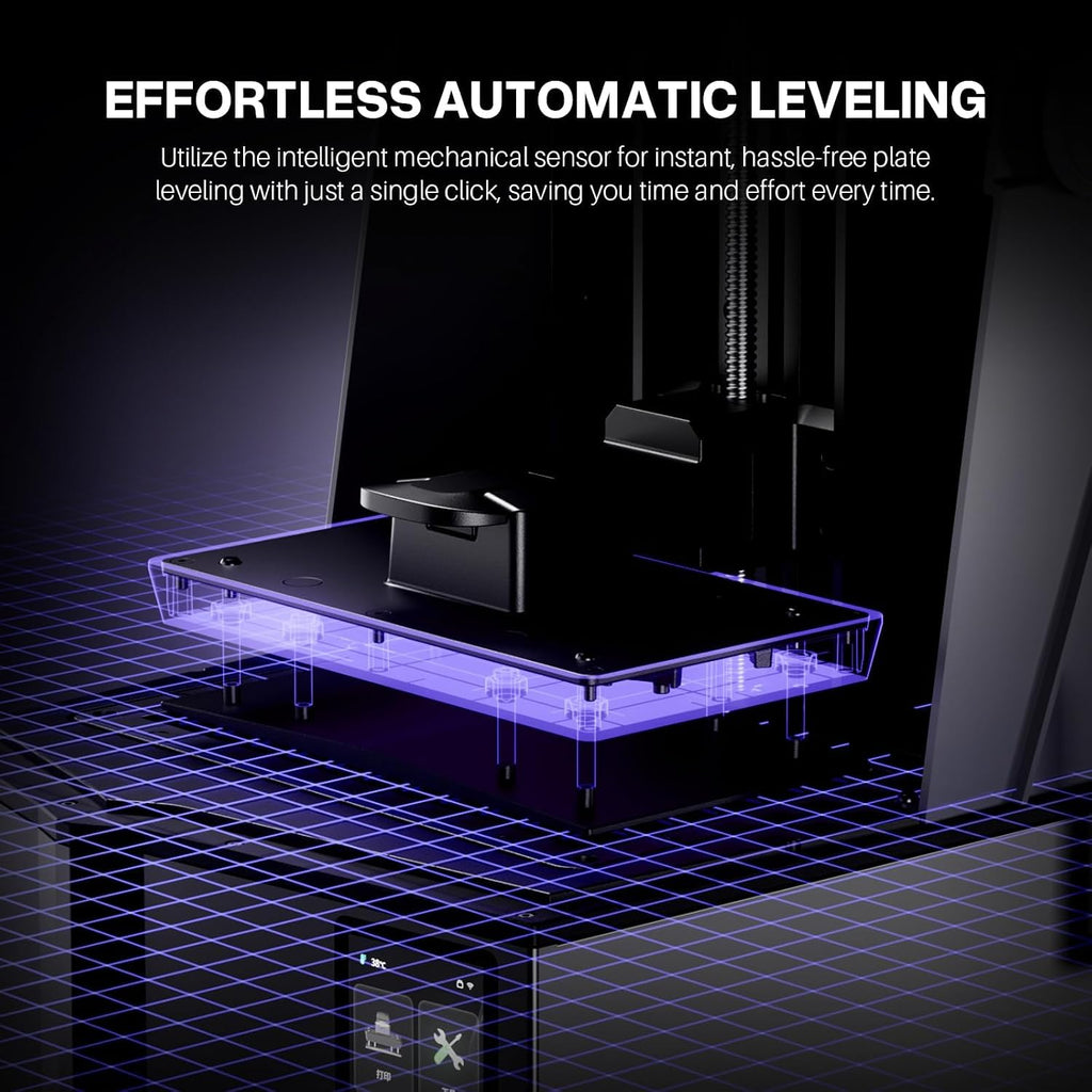 ELEGOO Saturn 4 Ultra 10'12K MSLA 3d Printer, Smart Resin Printer with AI Camera and Mechanical Sensor, 150mm/h Fast Printing, Auto-Leveling, WiFi Cluster Printing, Printing Size 8.62x4.84x8.66 Inches