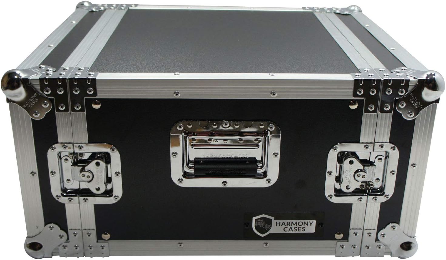 Harmony Audio Cases HC6UAD DJ Flight Amp 6U Rack Space Road Travel Amplifier Case