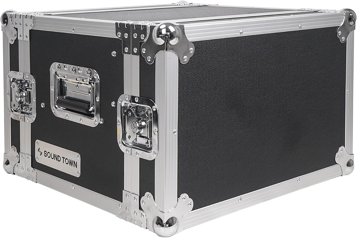 Sound Town 4U Rack Case with 2U Rack Drawer for 19' Amps/Mixers/Microphone Receivers (STRC-4U2DR)