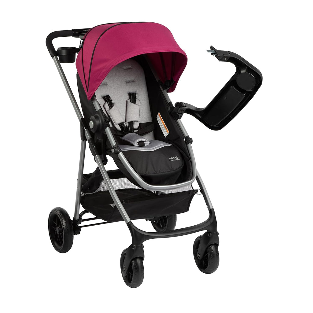 Safety 1st Grow and Go Flex 8-in-1 Travel System, Infant Car Seat Stroller Combo, Orchid Bloom