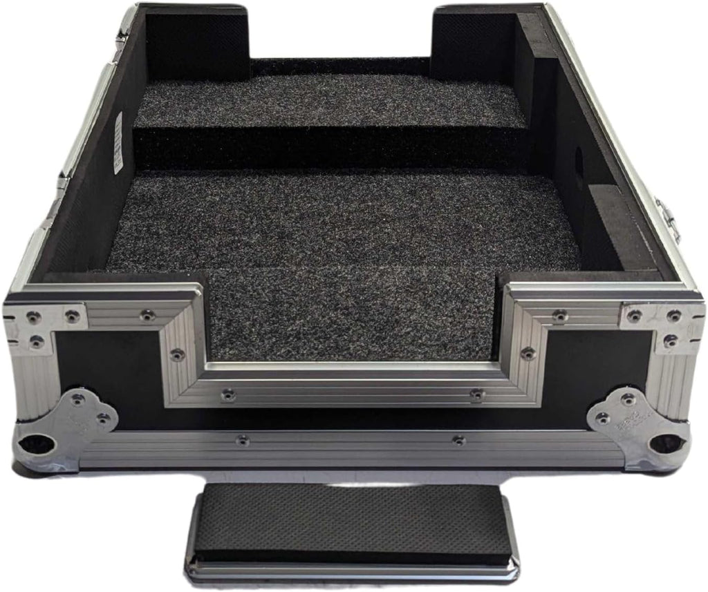 Harmony Audio Cases HCPLXCRSS12 Custom DJ Case Compatible with Pioneer DJ PLX-CRSS12 Digital-Analog Turntable with Foam-Lined Interior and Adjustable Foam Velcro Inserts - Black