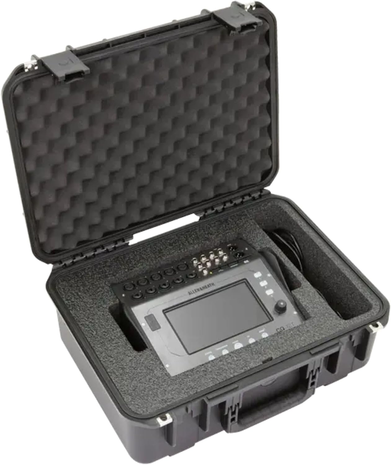 SKB iSeries Allen & Heath CQ-12T or CQ-18T Mixer Waterproof Hard Case, Polypropylene Shell with Custom Foam Interior and Internal Side Pocket