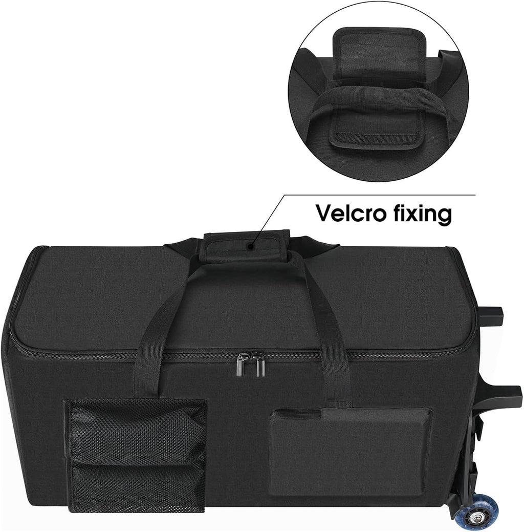 Trolley Bag for JBL Partybox 120 Audio, JBLS Partybox 120 Outdoor Karaoke Specialized Travel Bag, Portable Speaker Trolley Bag, Multi-function Storage Bag