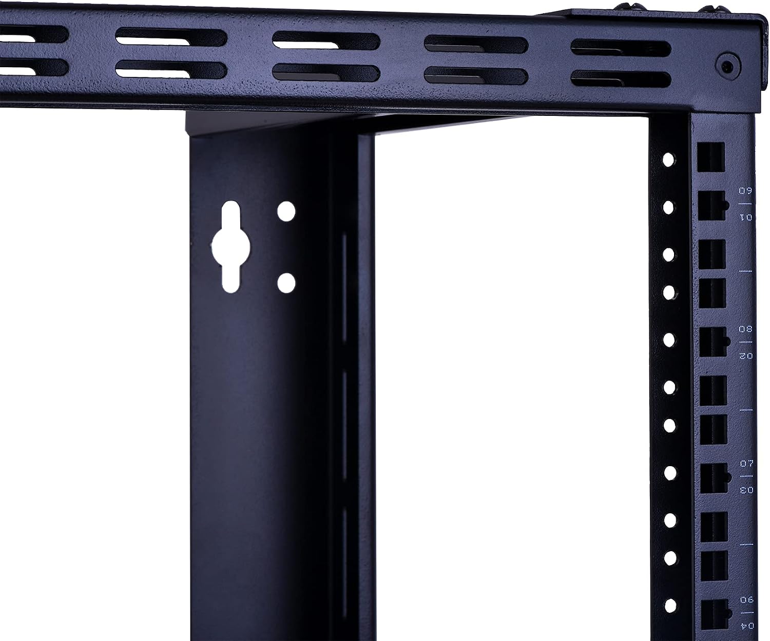 RackPath 9U Wall Mount Rack Open Frame 19in Server Equipment Rack Heavy Duty - 17in Depth