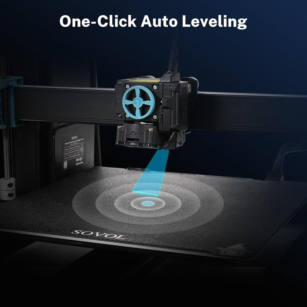 Sovol SV06 Plus ACE 3D Printer Open Source, 500mm/s Max High Speed 3D Printers, Fully Auto Leveling, with Camera Upgraded Structure Planetary Dual Gear Direct Drive Large Volume 11.8x11.8x13.8 inch