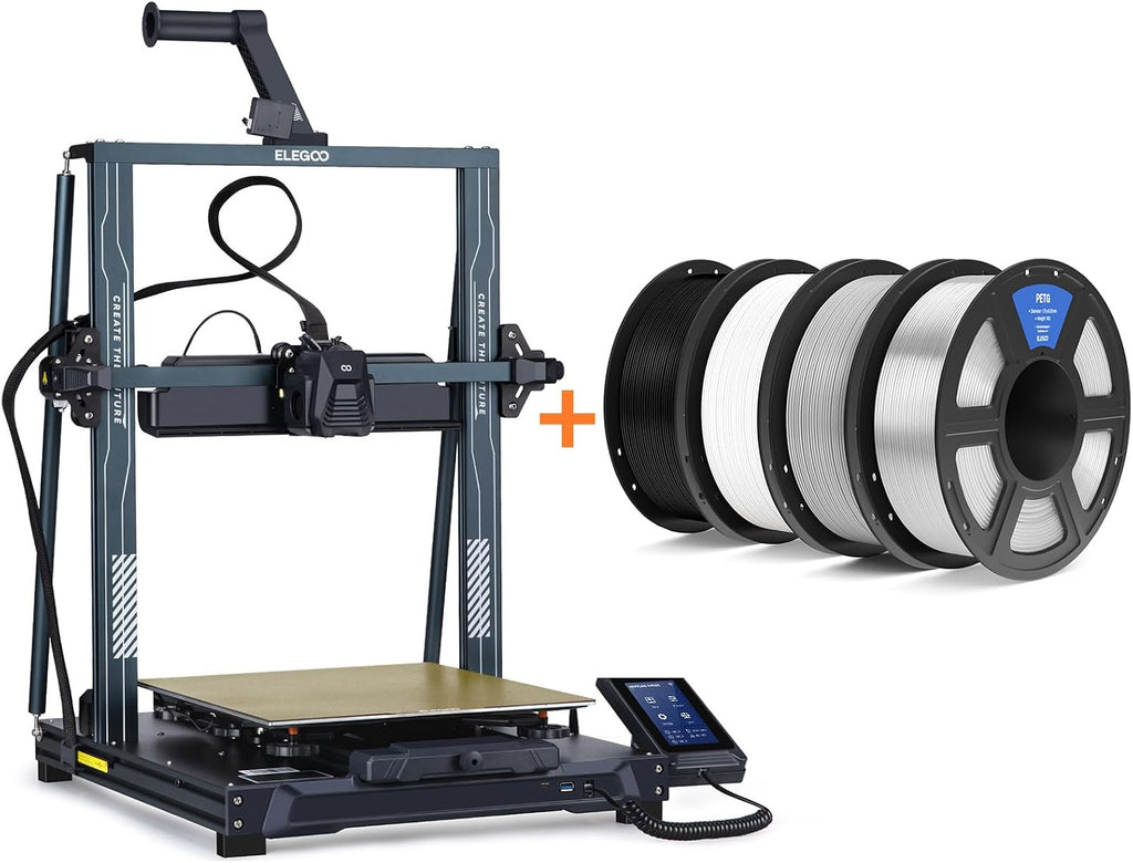 Neptune 4 Plus 3D Printer & PETG Filament Bundle 4KG