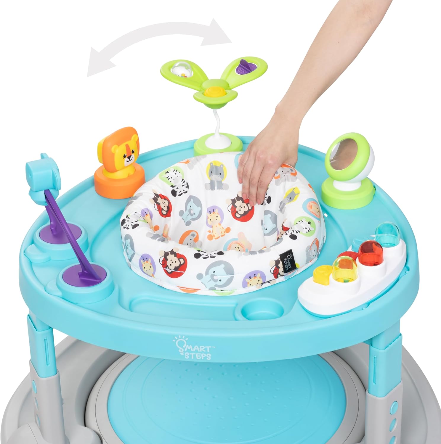 Smart Steps® Bounce N' Glide 3-in-1 Activity Center Walker, Jungle Life