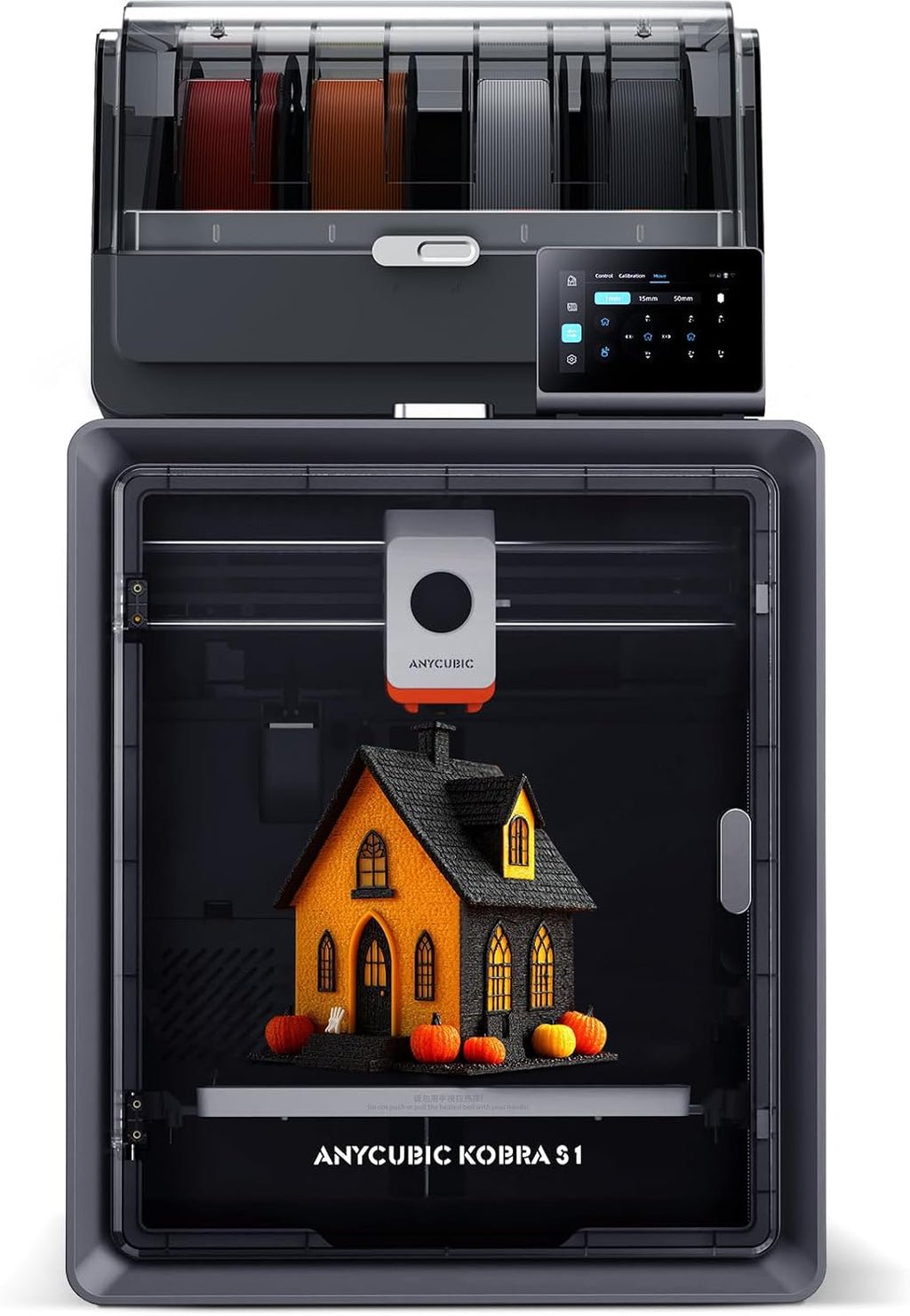 Anycubic Kobra S1 Combo Multi-Color 3D Printer, Fast 600mm/s Printing Auto Leveling with Auto Calibration Anycubic App One-Click Printing 250 x250x250mm Build Size