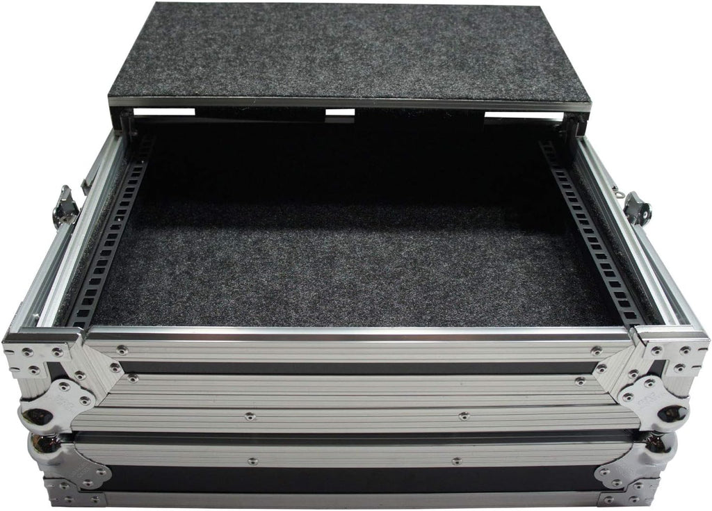 Harmony Audio HCDNMC6000LT Flight Laptop DJ Case 19' Top Mount 8U Controller or Mixer
