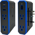 Austere V Series, Wall Power 4 Outlet Surge Protector, 3000 Joules, EMI/RFI Filtering, 1 USB-C 20W Fast Charger, 1 USB-C 2.4 amps, 1 USB-A 2.4 amps, Overcurrent Protection, 5 Year Component Guarantee