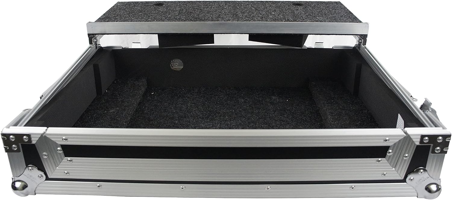 Harmony Audio Cases HCRNONEWLT Compatible With Rane One DJ Controller Flight DJ Road Custom Case With Laptop Tray