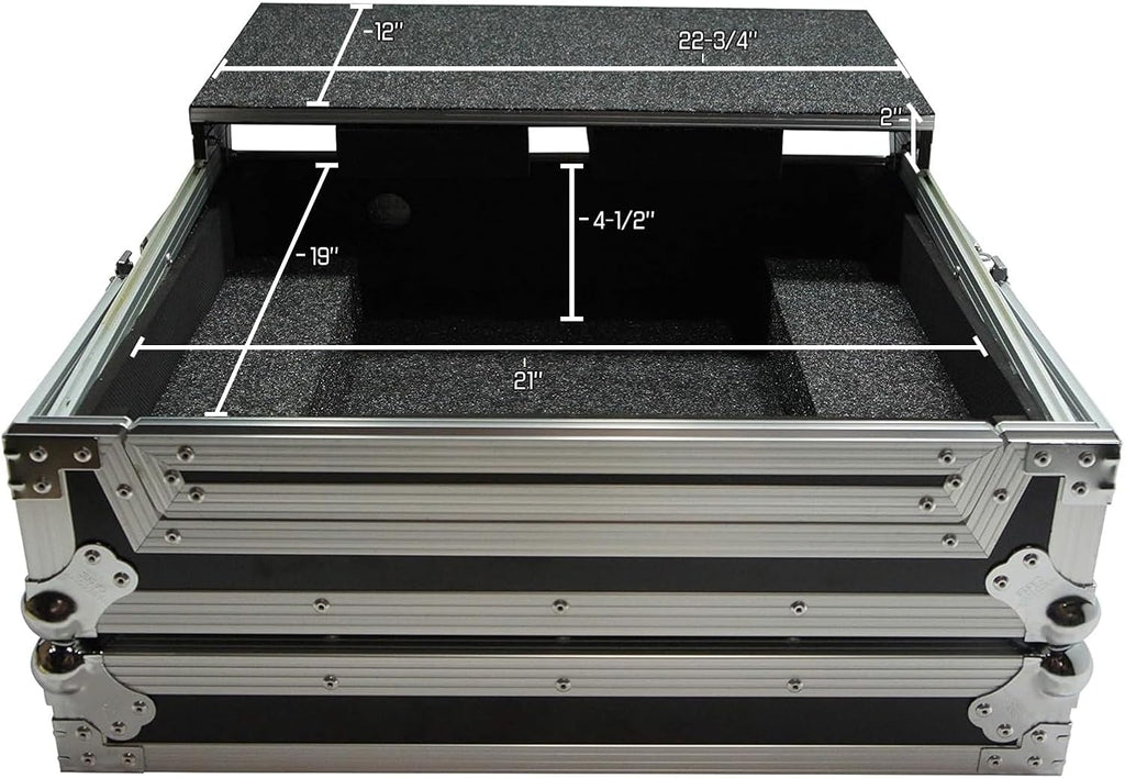 Harmony Audio HCDJ505LT Flight Glide Laptop Stand DJ Custom Case Compatible with Roland DJ-505 New