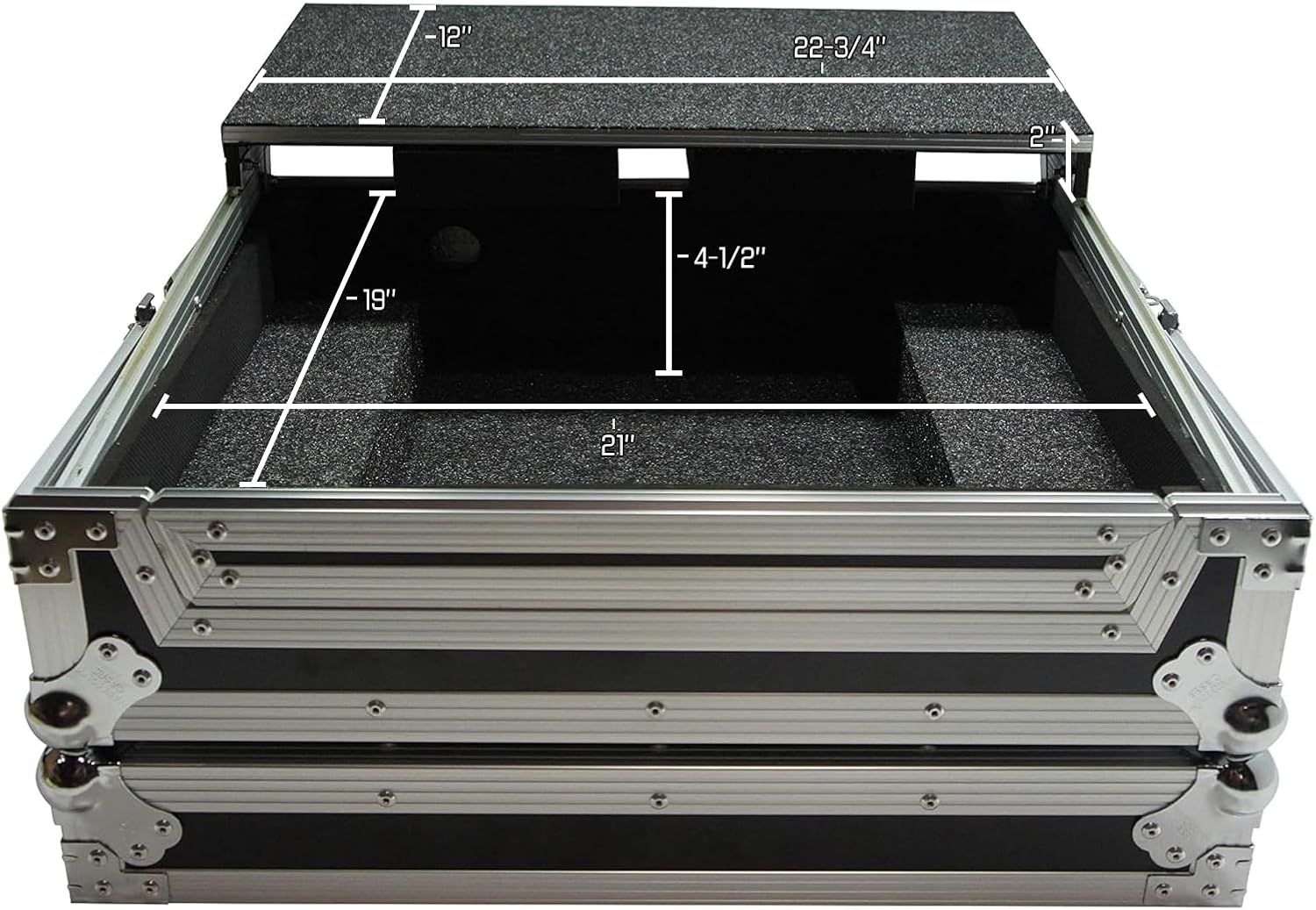 Harmony Audio HCDJ505LT Flight Glide Laptop Stand DJ Custom Case Compatible with Roland DJ-505 New