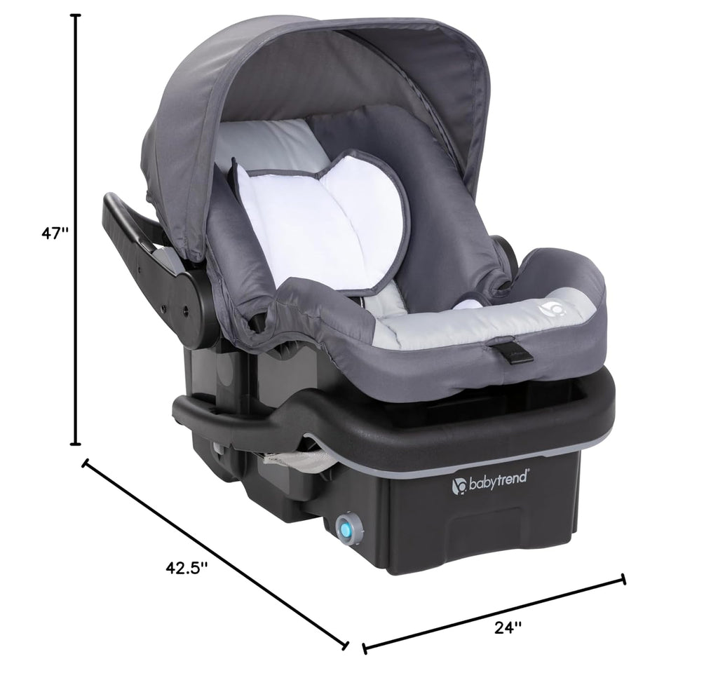 Baby Trend Expedition® Zero Flat Jogger Travel System with LED Lights, Dash Grey