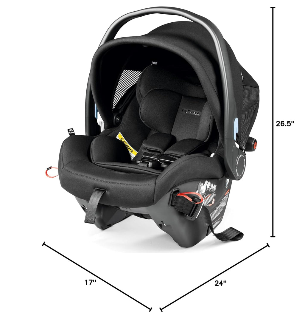 Peg Perego Primo Viaggio Urban Mobility-Baseless Infant car seat with Latch-True Black