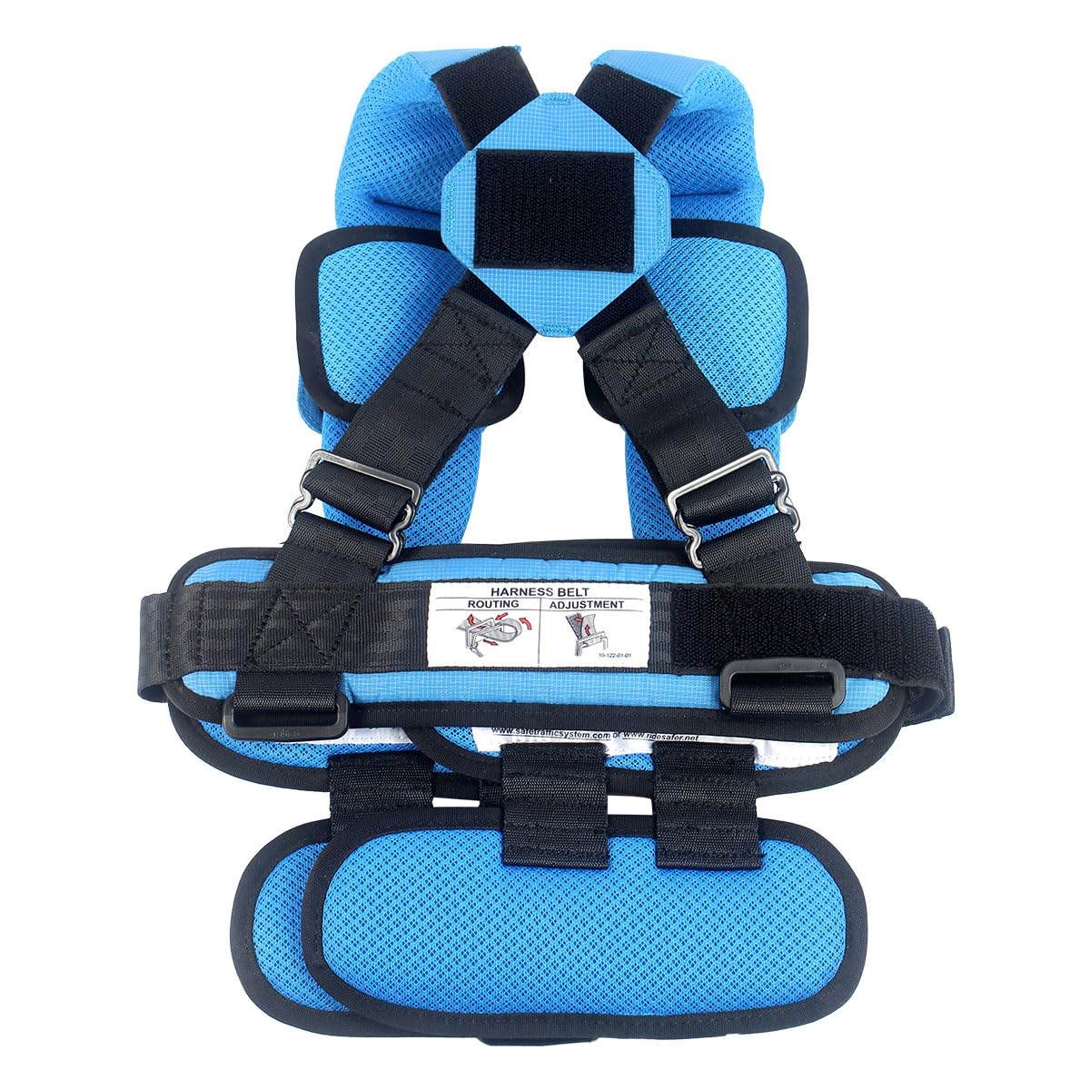 RideSafer Gen 5 - Extra Large Blue, Lightweight, Compact, Portable Car Seat - Perfect for Travel and Everyday Child Safety
