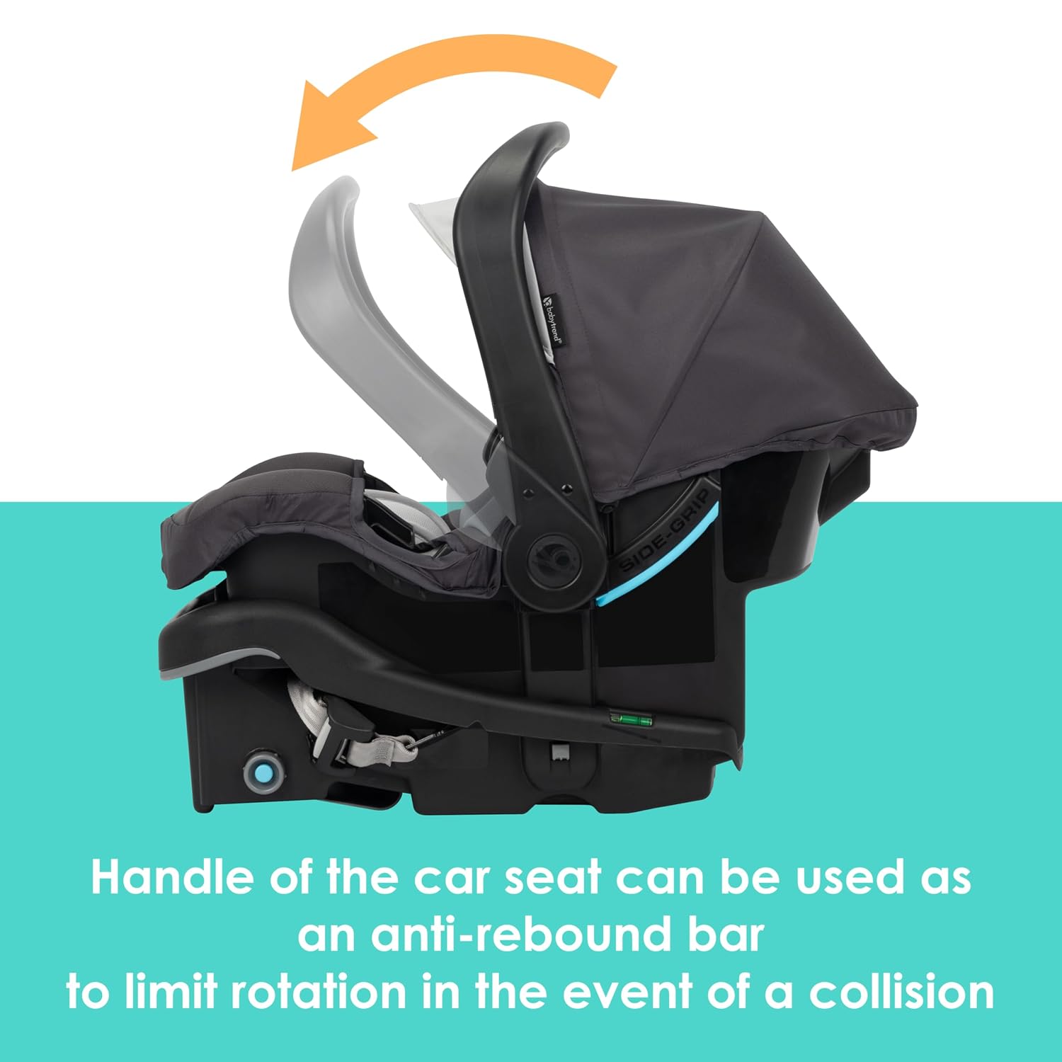 Baby Trend EZ-Lift™ PRO Infant Car Seat, Dash Midnight – Lightweight Premium Carry, Plush Infant Cushioning, Adjustable Harness Support