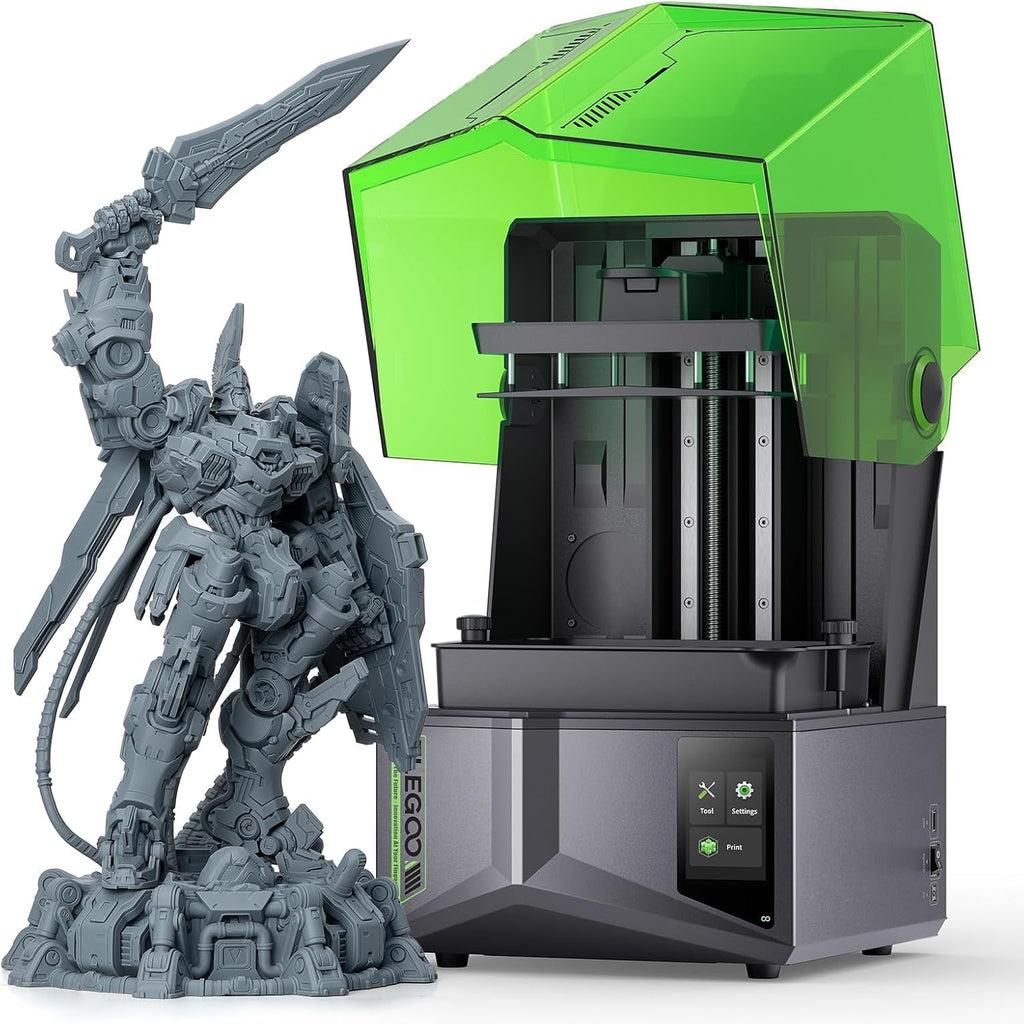 ELEGOO Saturn 4 Resin 3D Printer, 10' 12K HD Mono LCD, Smart Automatic Leveling, AI Print Monitoring, Large Printing Volume 8.62 × 4.84 × 8.66 inches