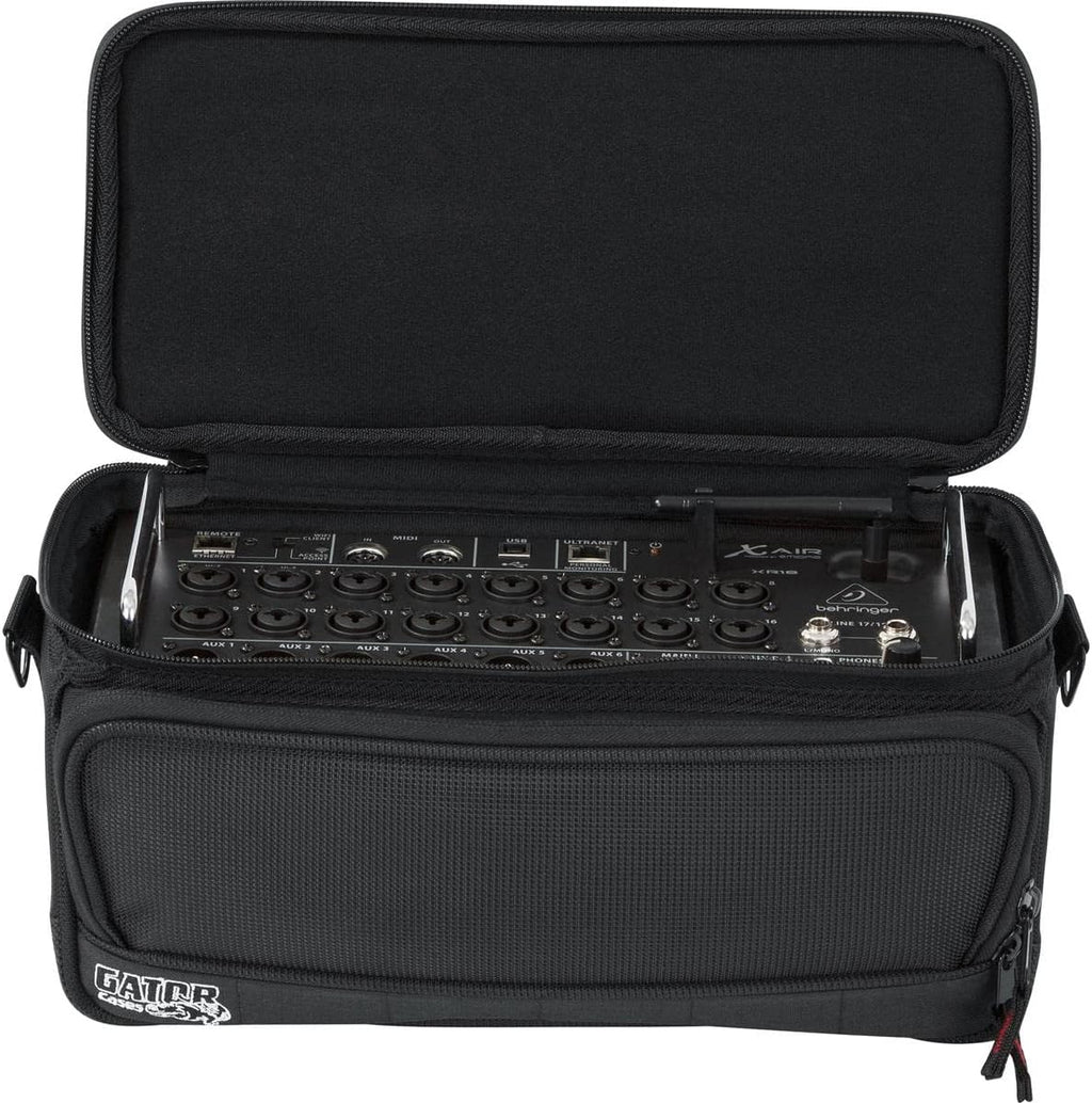 Behringer XAir XR18 18-Channel 12-Bus Portable Digital Mixer for iPad or Android Tablet, Bundle With Gator Cases Padded Nylon Bag Custom Fit for Behringer X-AIR Mixer,