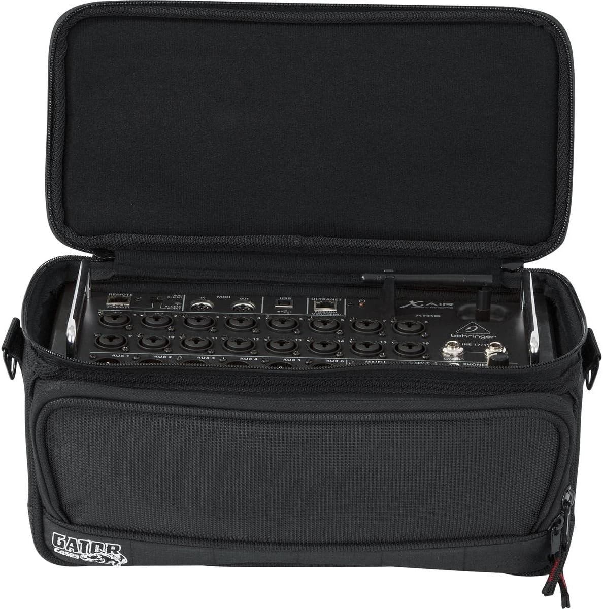 Behringer XAir XR18 18-Channel 12-Bus Portable Digital Mixer for iPad or Android Tablet, Bundle With Gator Cases Padded Nylon Bag Custom Fit for Behringer X-AIR Mixer,