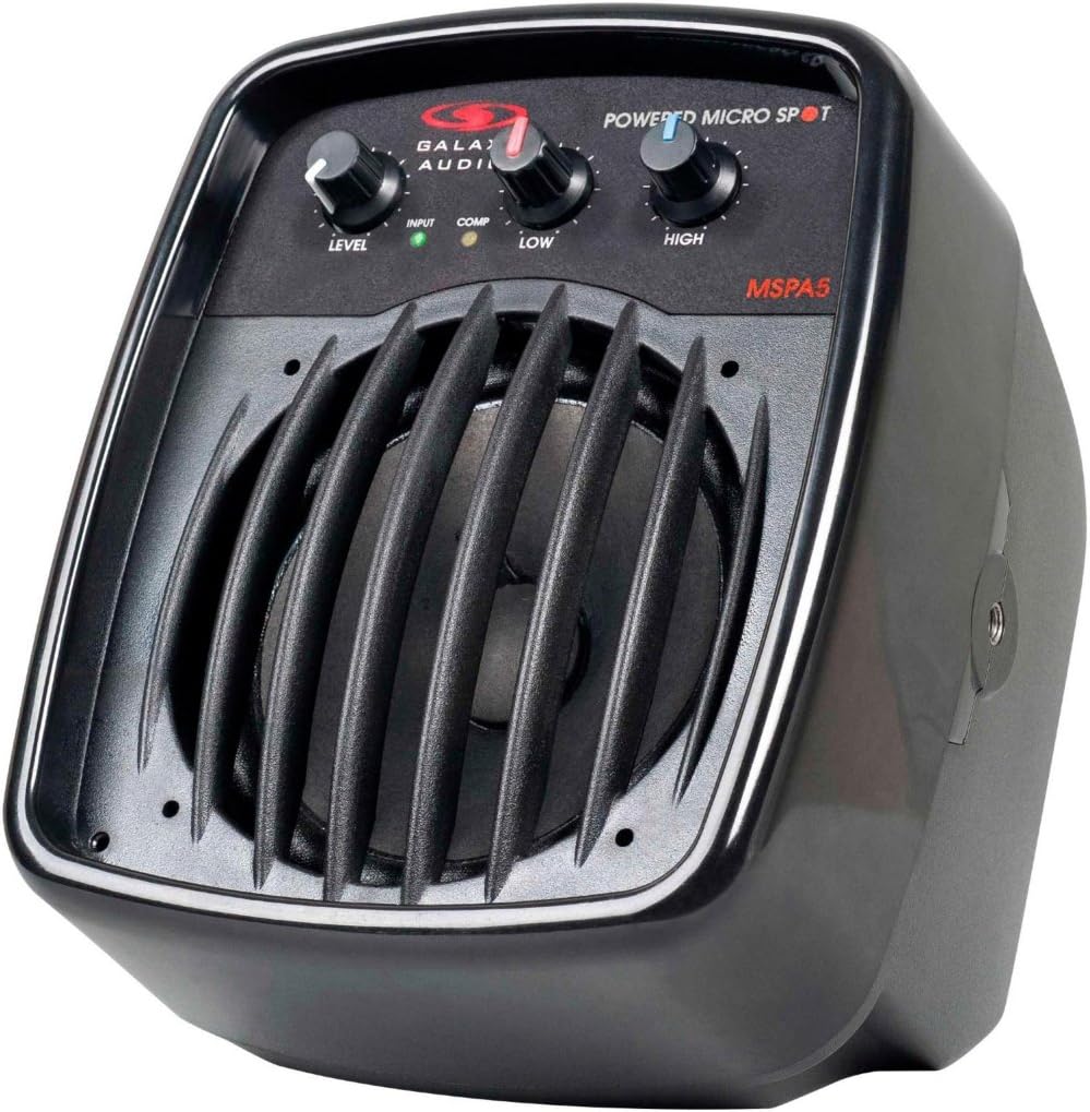 Galaxy Audio Powered Micro Spot MSPA5 Portable Powered Speaker
