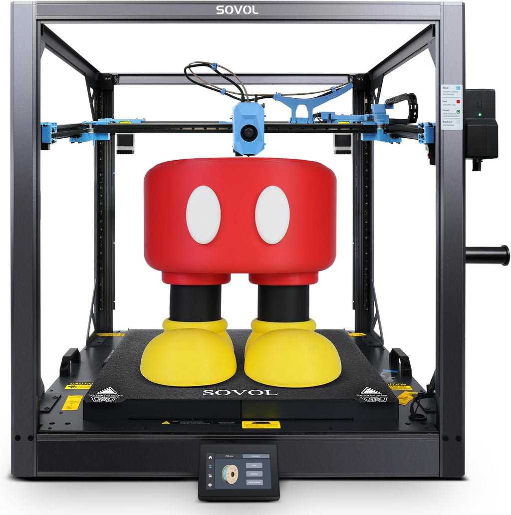 Sovol SV08 MAX CoreXY 3D Printer, Voron 2.4 Open Source 700mm/s High Speed 3D Printers, with Eddy Current Sensor Leveling, XYZ Full Linear Rails and Camera, Larger Build Volume 19.7x19.7x19.7in