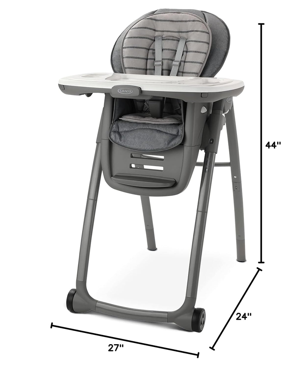 Graco® Table2Table Premier Fold 7 in 1 Convertible High Chair | Converts to Dining Booster Seat Kids Table and More Maison