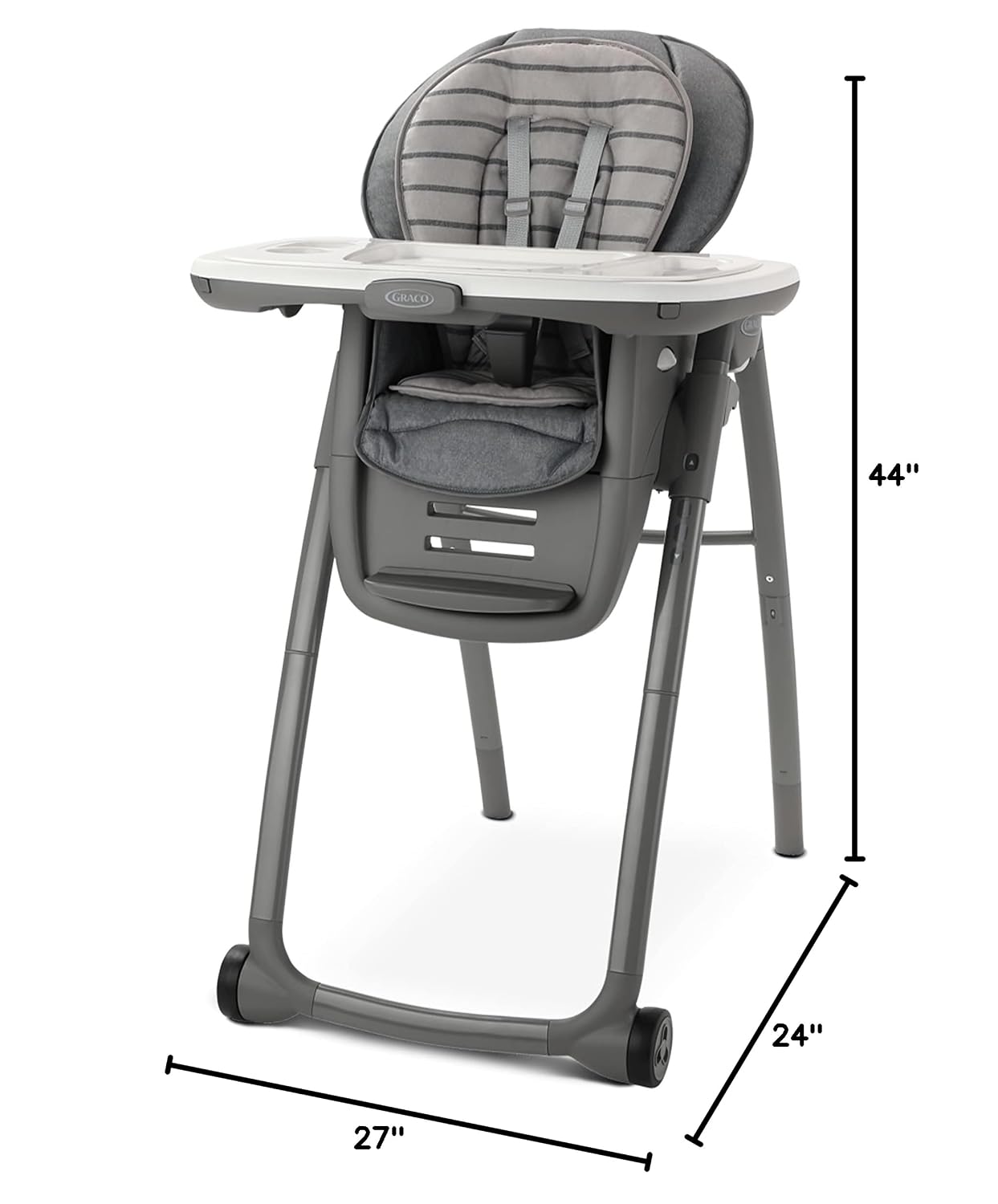 Graco® Table2Table Premier Fold 7 in 1 Convertible High Chair | Converts to Dining Booster Seat Kids Table and More Maison