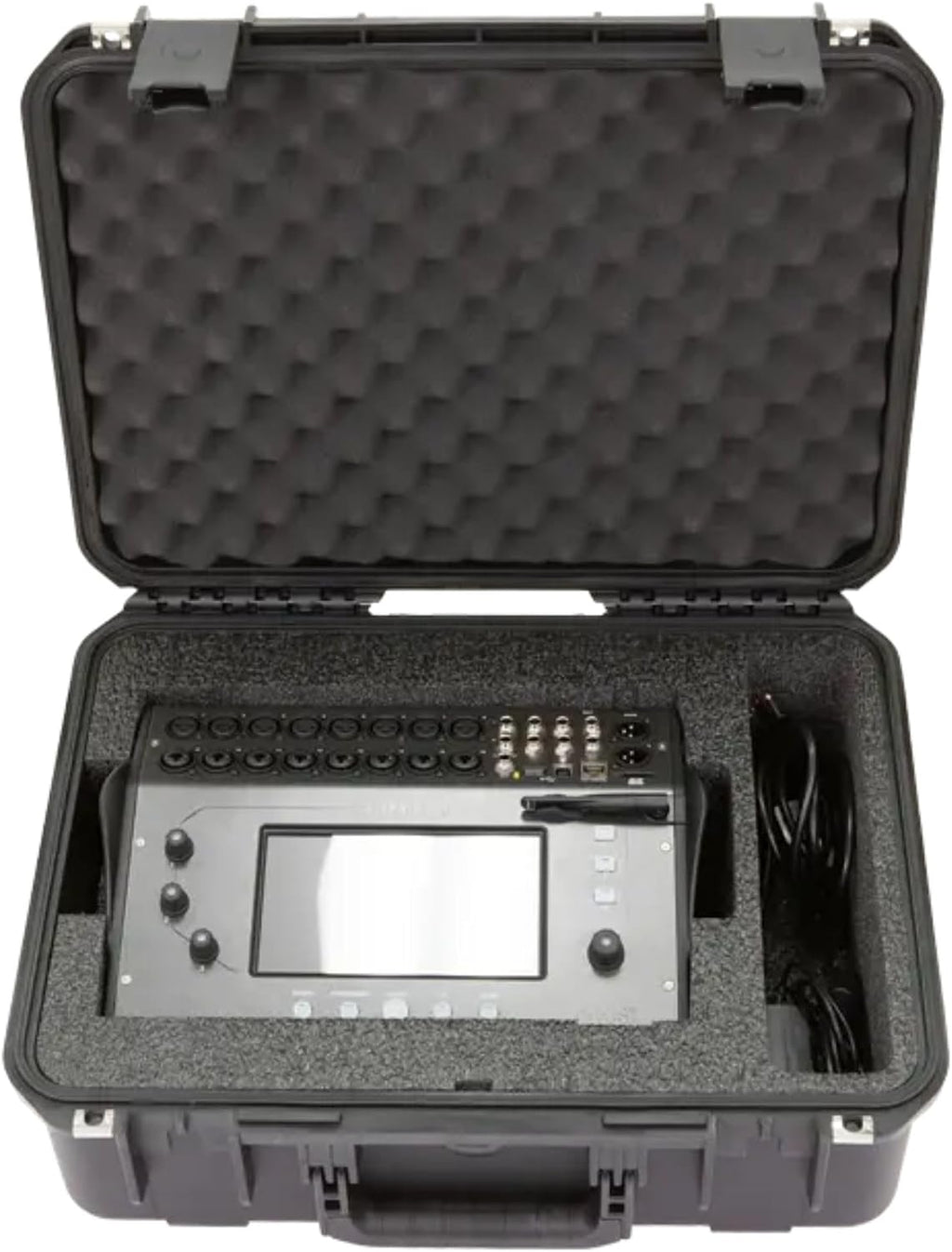 SKB iSeries Allen & Heath CQ-12T or CQ-18T Mixer Waterproof Hard Case, Polypropylene Shell with Custom Foam Interior and Internal Side Pocket