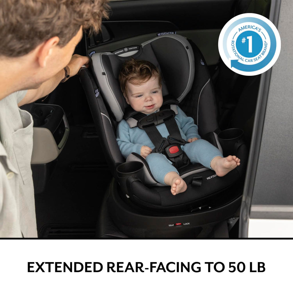 Evenflo Revolve360 Slim 2-in-1 Rotational Car Seat