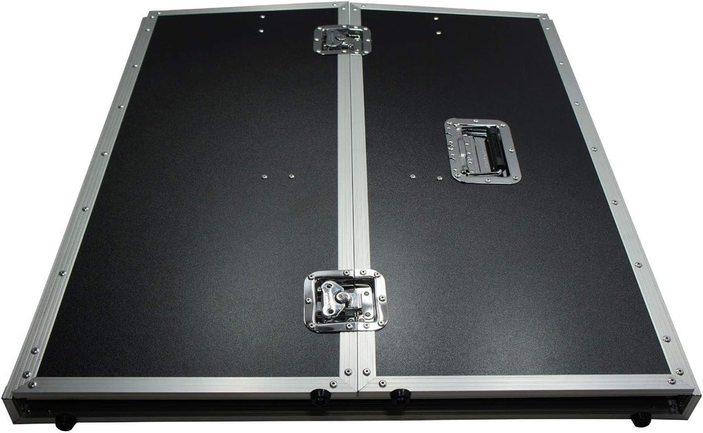 Harmony Audio Aluminum Portable DJ Facade Booth Scrim & 54' Workstation Table