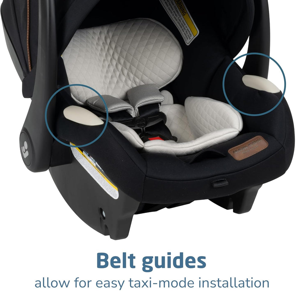 Maxi-Cosi Zelia 2 Luxe 5-in-1 Modular Travel System, Onyx Sand