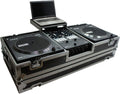 Harmony Audio HC2T1272WLT DJ Battle Coffin Compatible with (2) Rane 12 Turntables & Rane 72 Mixer - Case Only