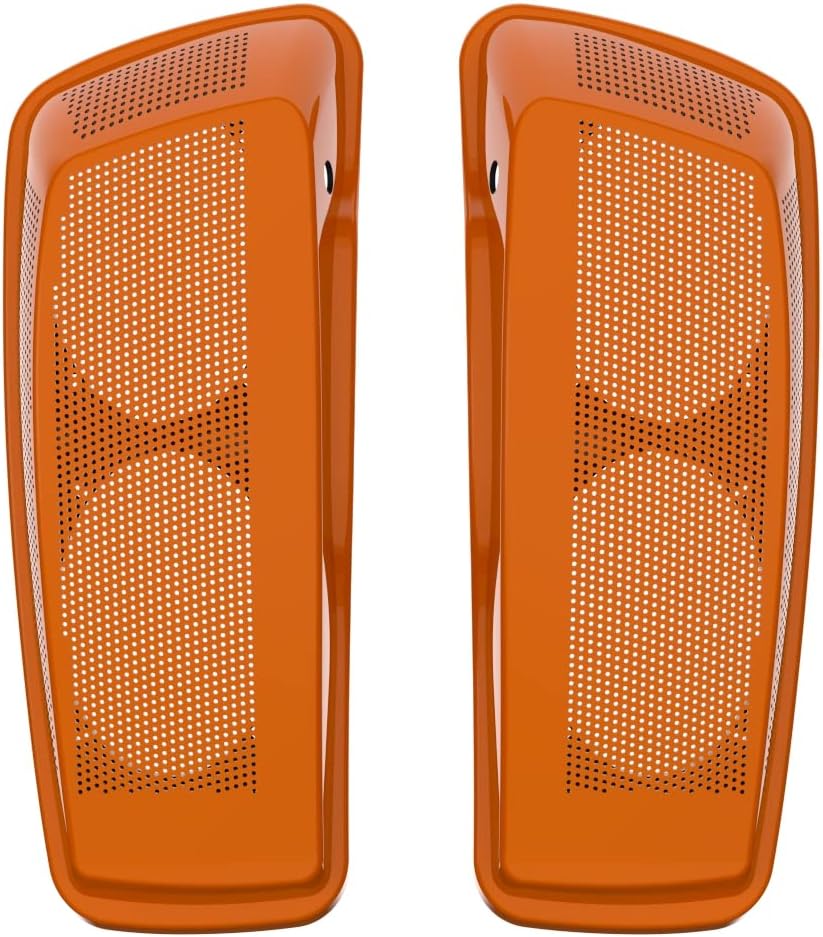 Advanblack Saddlebag Dual 6x9 Speaker lids, Audio Covers Fit for H-D Touring, Road Glide, Street Glide Special, Road King, 2014 2015 2016 2017 2018 2019 2020 2021 2022 2023