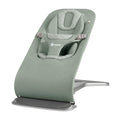 Ergobaby Evolve 3-in-1 Bouncer Seat for Babies and Toddlers 5.5-25lbs - Multi Position Baby Rocker Seat with Adjustable Heights, Secure Harness, Newborn Insert - Sage Green