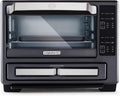 Calphalon Performance 12-in-1 Air Fry Toaster Oven with Dual Zone 12' Pizza Drawer Oven combo,Digital Precision Controls, Dark Stainless