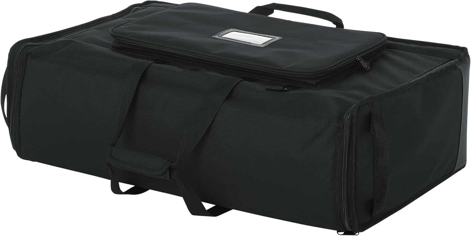 Gator Cases Padded Nylon Dual Carry Tote Bag for Transporting (2) LCD Screens, Monitors and TVs Between 27' - 32', (G-LCD-TOTE-MDX2)