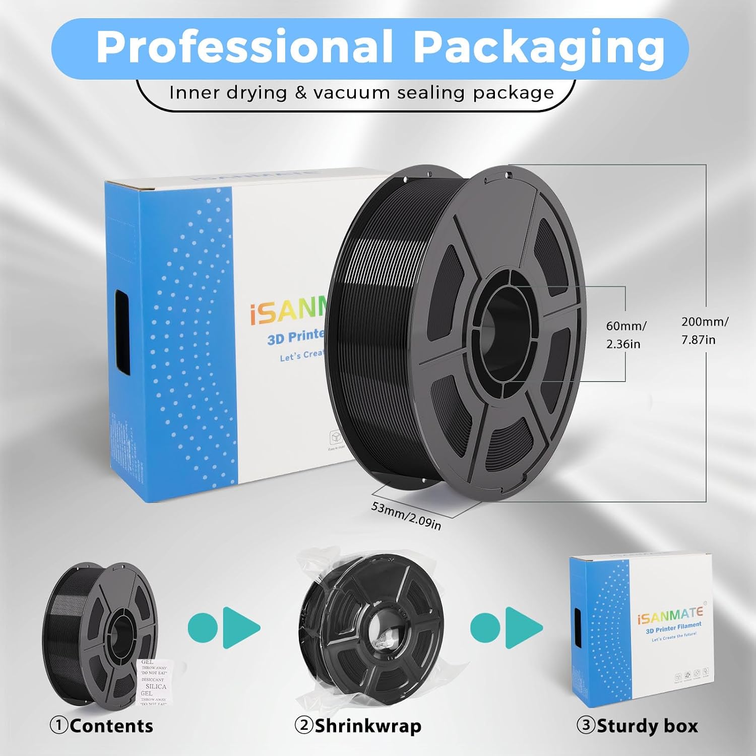 iSANMATE 12KG PETG Filament Bundle PETG Multicolor Pack 1.75mm 3D Printer Filament,for Bambu 3D Printers Black White Grey Skin Chocolate Brown Army Green Transparent Navy Blue Sky Blue Yellow Orange