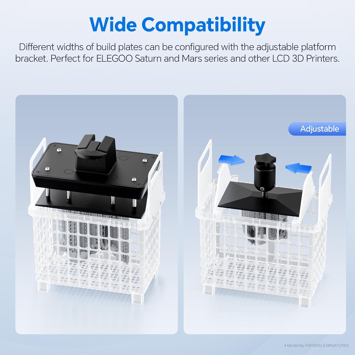 ELEGOO Mercury Plus 3.0 Larger Wash and Cure Station, Resin Curing Machine for LCD/SLA/DLP 3D Printing Models, Best for Saturn, Mars 3D Printer, Washing Size of 230 * 135 * 260mmm