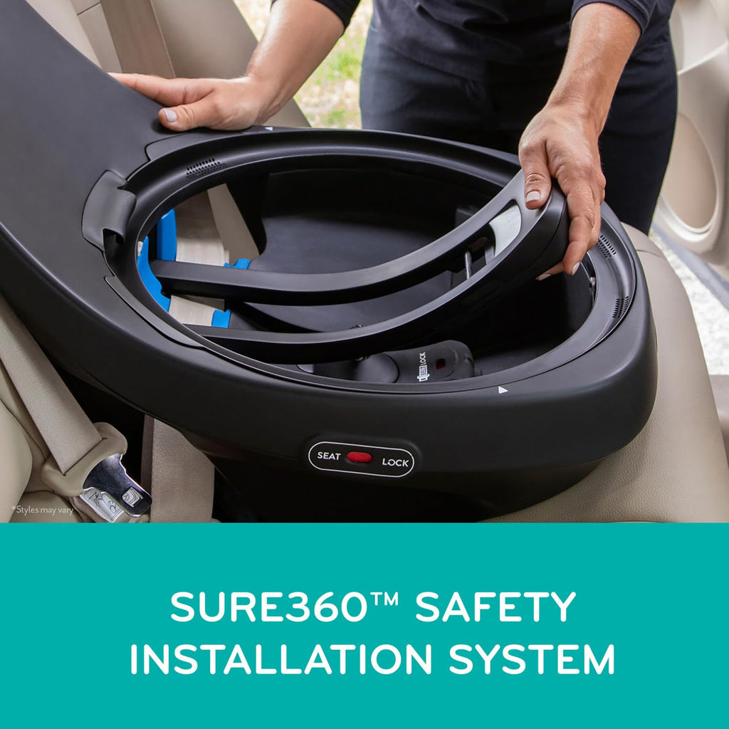 Evenflo Revolve360 Extend Convertible Car Seat with 360 Degree Rotation, Extended Rear-Facing, Forward-Facing, Booster Mode, and Secure Latch Install, Rockland Green