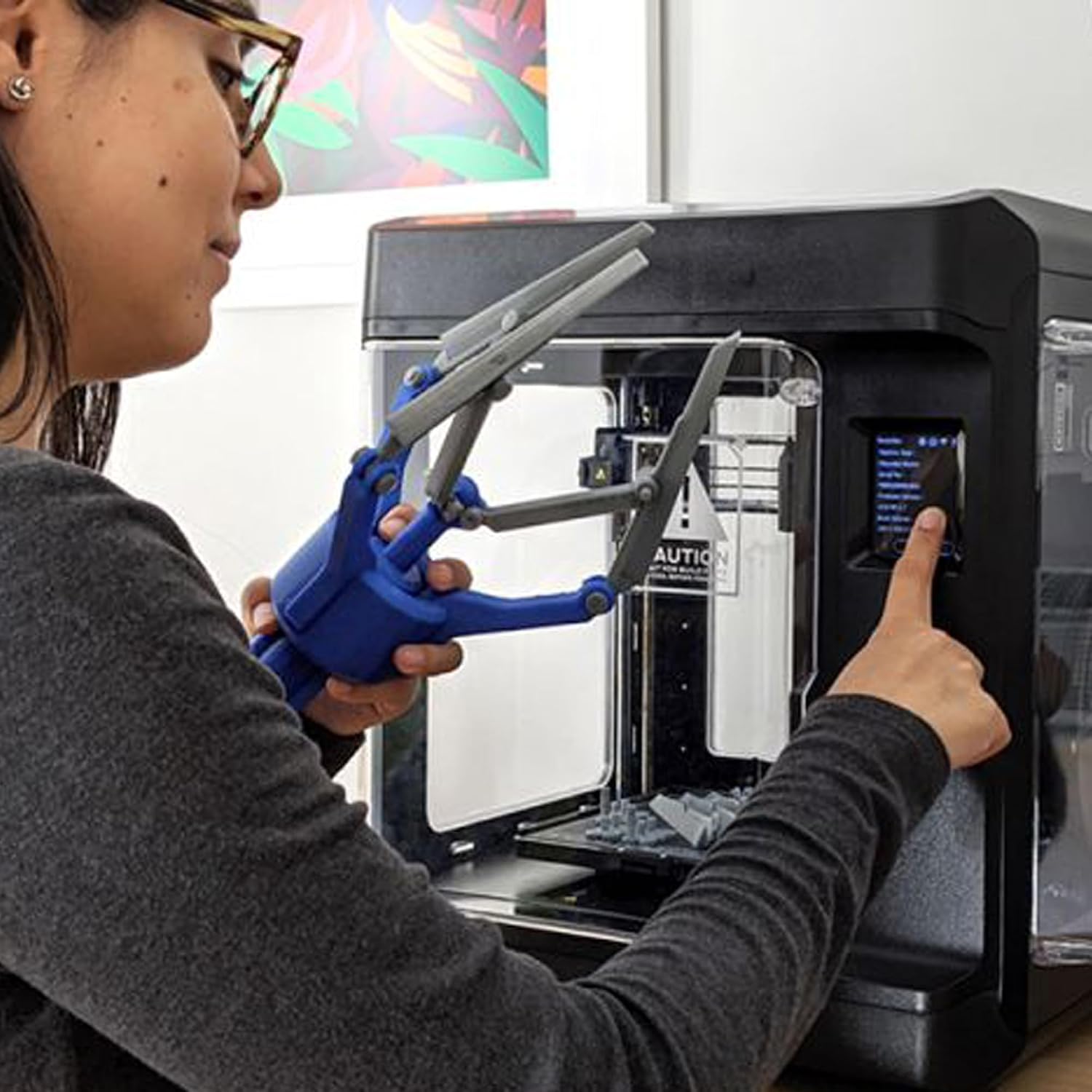 MakerBot Sketch Single-Printer Setup 3D Printer with Cloud Printing File Management Software for One Teacher and Five Students