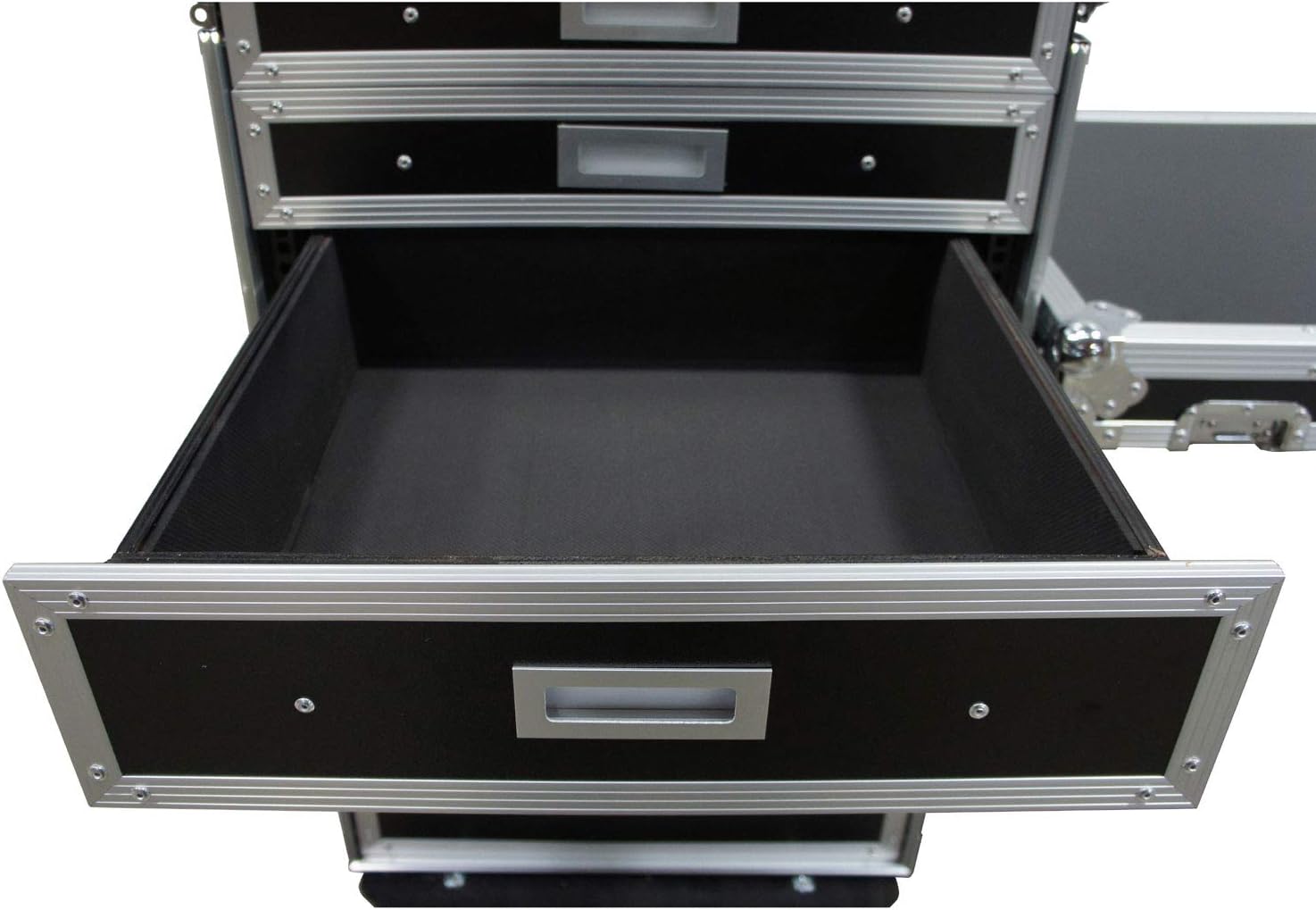 Harmony Audio Cases HC-drawerC Portable Rolling 7 Drawer Production Vendor Show Work Case Table