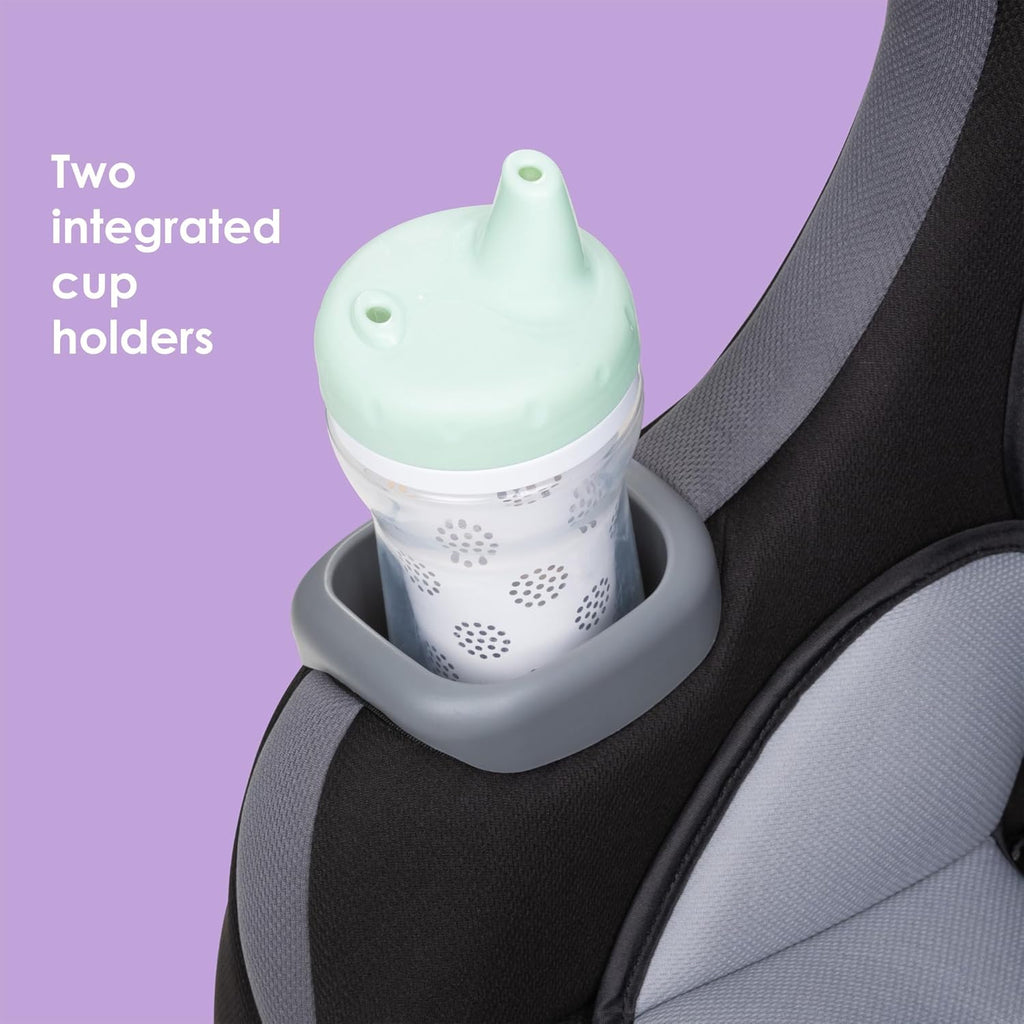 Baby Trend Trooper™ Slim 3-in-1 Convertible Car Seat, Dash Black – Slim Fit, 3-in-1 Growth Modes, Lightweight Design, Adjustable Comfort Padding
