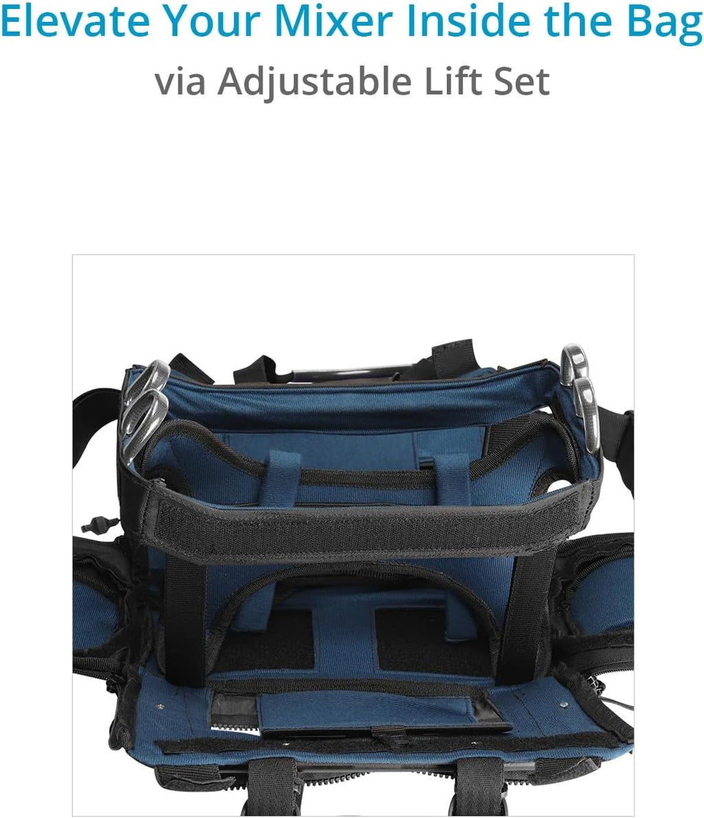 PROAIM Audio Cine Cube Bag w Top Clear TPU. For Sound Mixers & Wireless Receivers. (P-CBAM-01)