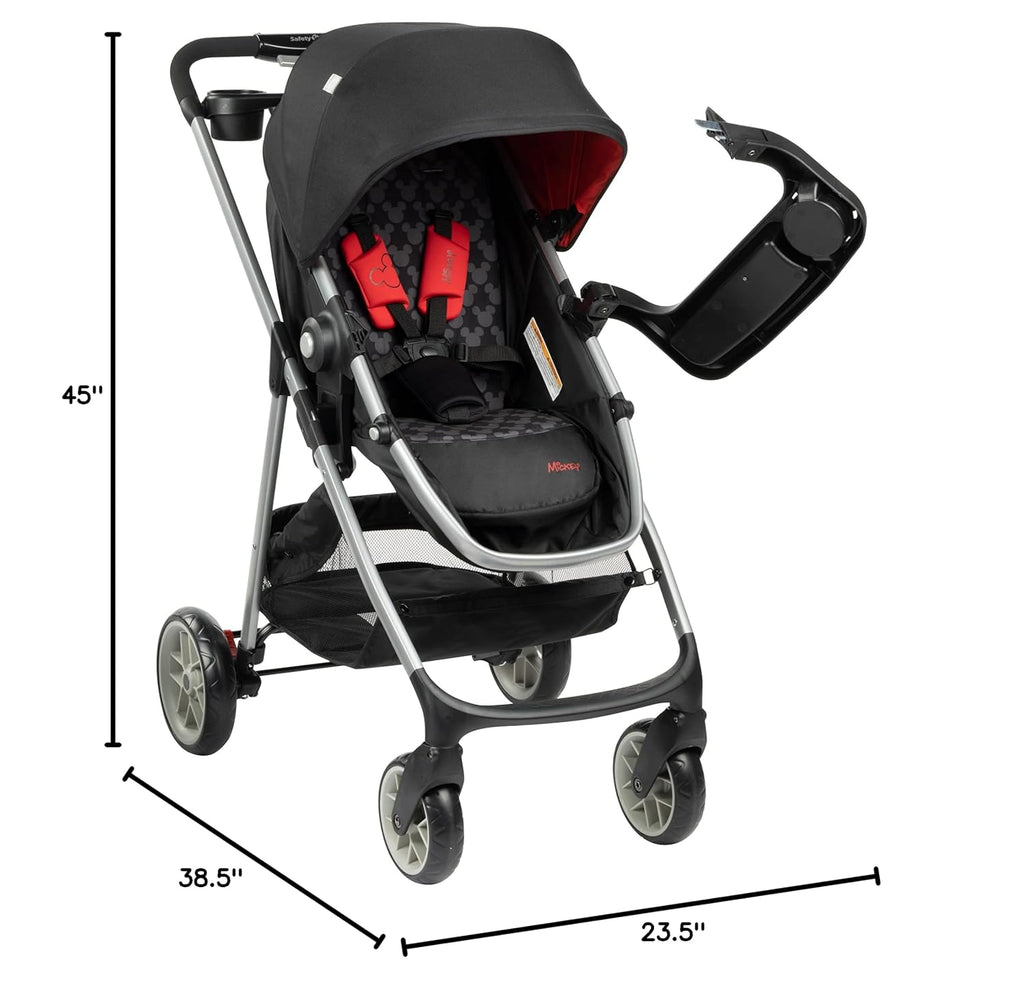 Disney Baby Mickey Mouse Grow and Go Modular Travel System, Simply Mickey