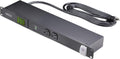 StarTech.com 12-Outlet Horizontal Rack Mount Metered PDU, 1U Server Power Strip w/Surge Protector, 8ft/2.4m Power Cable, TAA
